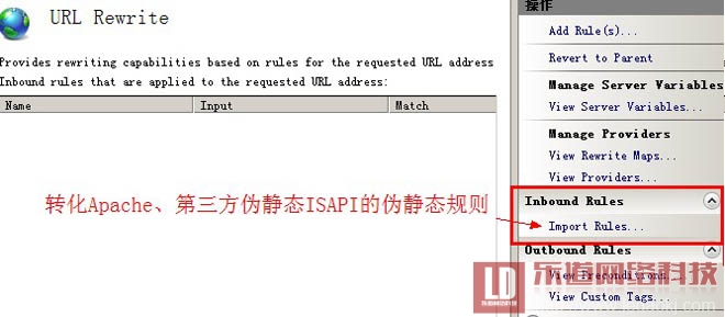 iis7導入偽靜態(tài)規(guī)則httpd.ini或.htaccess